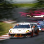 Dominik Farnbacher with the Hankook Farnbacher Ferrari 430 at the 2010 1000km of Hungary - PHOTO : JEAN MICHEL LE MEUR / DPPI