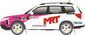 MRT Performance and Subaru will race in the SUV class in the 2012 Australian Rally Championship (c) MRT Performance