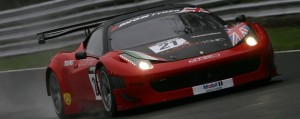 Matt Griffin in the 2012 MTech Ferrari 458 GT3 in the British GT Championship, (c) British GT