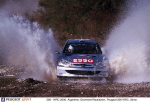 Marcus Gronholm, seen here in 2000 - the year he won his first WRC title will return to competition with Rallycross this year