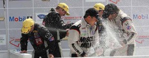 The Muscle Milk drivers are joined by Dyson Racing on the podium at the Canadian Tires Motorsport Park