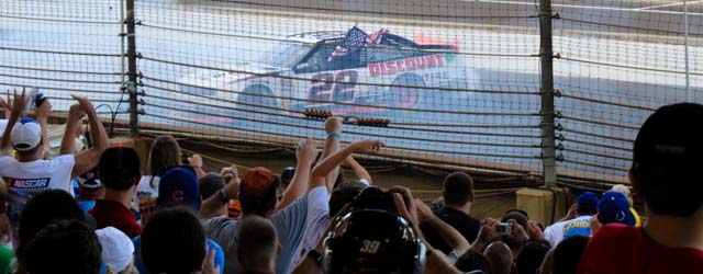 Brad Keselowski celebrates his win in the Nationwide Cup at Indy Brad Keselowski celebrates his win in the Nationwide Cup at Indy