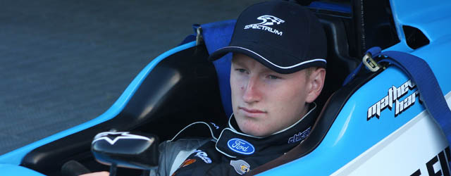 Mathew Hart in his Specturm Formula Ford