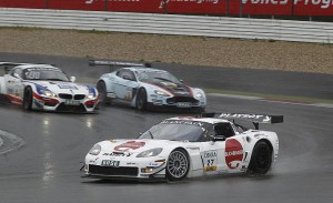Andreas Wirth and Heinz-Harold Frentzen didn't have a good time at the Nurbrugring (Photo: ADAC GT Masters)
