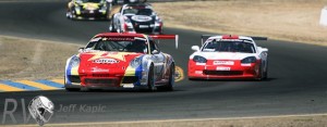 The SCCA World Challege take on the esses at Sonoma