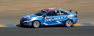 Allan Menu in the dominant Chevrolet Cruze. Menu lies third in the Championship after a tough Sonoma weekend.