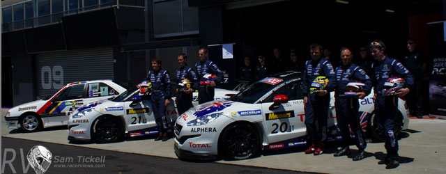 The Peugeot squad unveils their cars