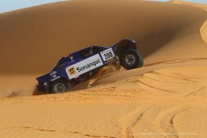 Jean Louis Schlesser maintained his 100% record in the Africa Race (Photo: Africa Eco Race)