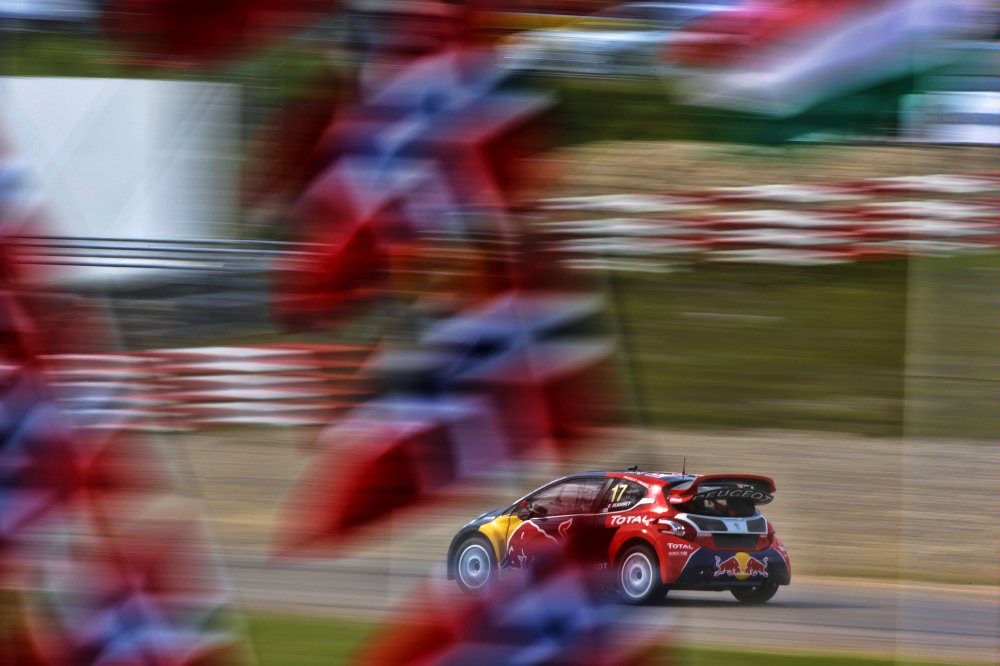 Davy Jeanney at the FIA World RallyCross Championship Holjes Circuit in Sweden on the 05th July 2015 Photographer Credit @tWorld / Red Bull Content Pool