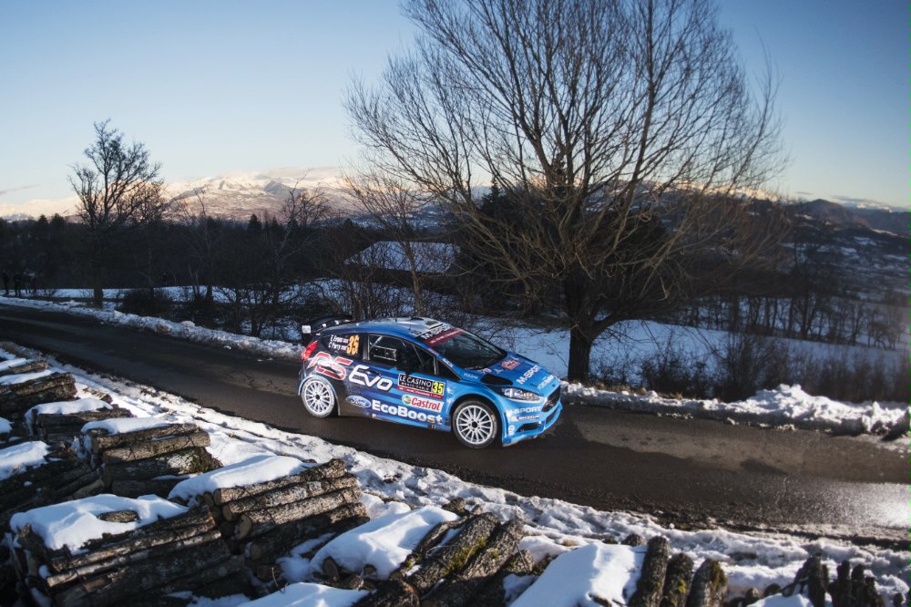 Elfyn Evans (GBR) competes during the FIA World Rally Championship 2016 in Monte Carlo, Monaco on January 20, 2016 Photographer Credit Jaanus Ree/Red Bull Content Pool