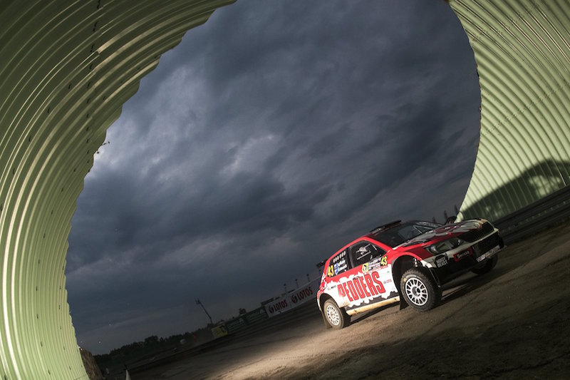 Scott Pedder (AUS) performs during FIA World Rally Championship 2016 Poland in Mikolajki, Poland on June 30, 2016 // Jaanus Ree/Red Bull Content Pool // P-20160701-00810 // Usage for editorial use only // Please go to www.redbullcontentpool.com for further information. //